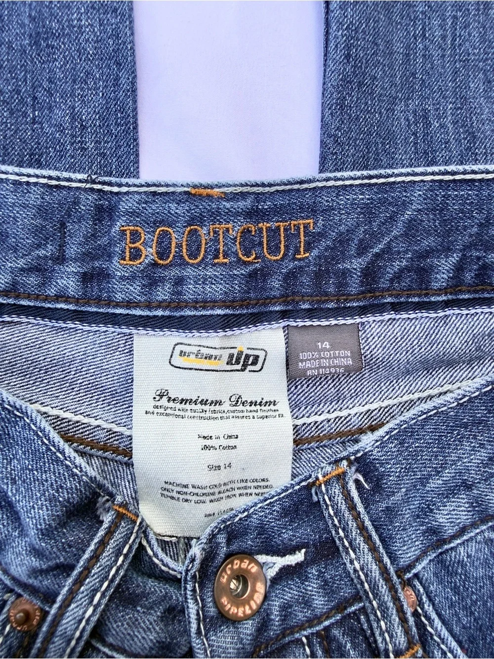 vintage y2k cyber grunge urban pipeline bootcut jeans with embroidered bat desig